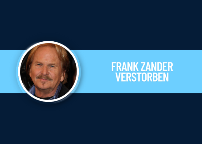Frank Zander verstorben? Klare Antwort auf eine oft gesuchte Frage